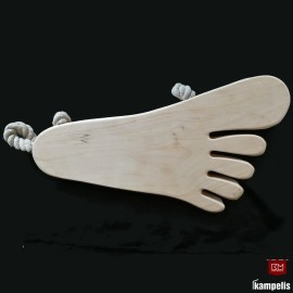 "Sniego žmogaus pėdos" -pirties pasėstė