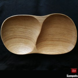 "Du viename" skaptuotas padėklas  "Du viename" skaptuotas padėklas