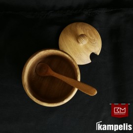 Cukrinė - druskinė "Tulpė" su šaukšteliu Cukrinė - druskinė "Tulpė" su šaukšteliu