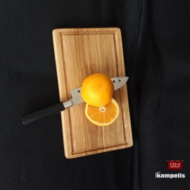 Ąžuolinė pjaustymo lentelė "29x17" su grioveliu