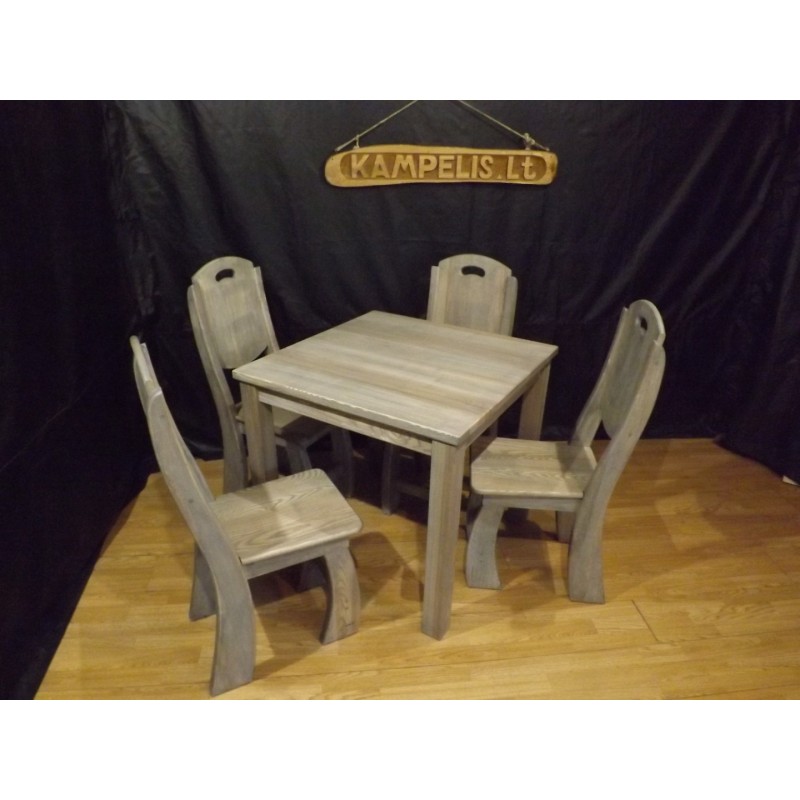 Baldų komplektas "Pilkas kvadratas 80" 