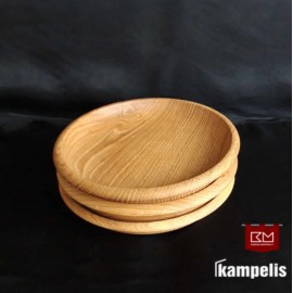 Lėkštė ąžuolinė 23 cm
