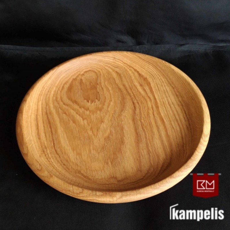 Lėkštė ąžuolinė 23 cm