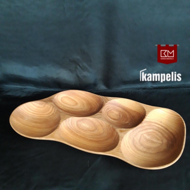 Skaptuotas padėklas "Guoba"