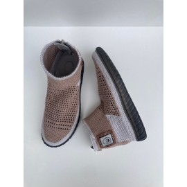  Nerti Batai su užtrauktuku rudi