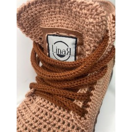 Šviesiai Rudi nerti batai