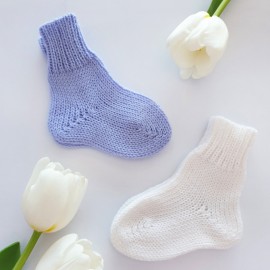 Kojinės kūdikiui Pirmosios merino vilnos kūdikio kojinytės