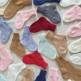 Kojinės kūdikiui Pirmosios merino vilnos kūdikio kojinytės