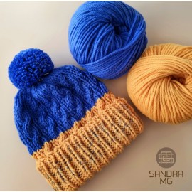 Atšvaitinė merino vilnos kepurė