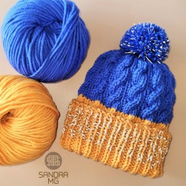 Atšvaitinė merino vilnos kepurė