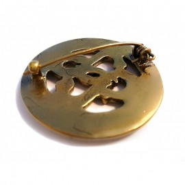 Žalvarinė Etnografinė Sagė su Žalčiais 2921