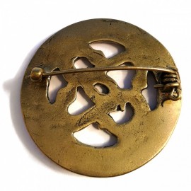 Žalvarinė Etnografinė Sagė su Žalčiais 2921