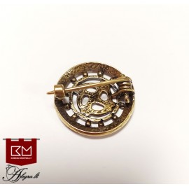 Žalvarinis segė Etno(3483)  Žalvarinis segė Etno(3483)