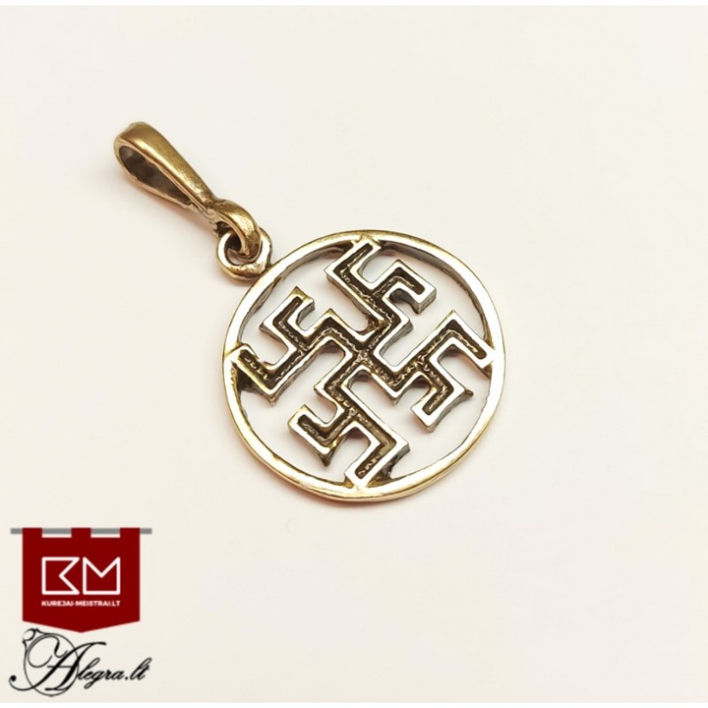  „Perkūnas“ Žalvarinis Etnografinis pakabukas(3510)