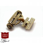 Žalvarinė lankinė laiptinė segė VII - VIII a. 2465 