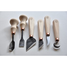 Medžio drožybos įrankių rinkinys 12 vnt.