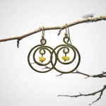 Žalvariniai auskarai ,,Supynėse''