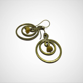 Žalvariniai auskarai ,,Supynėse''