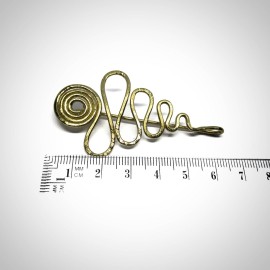 Žalvarinė segė ,,Bangos''