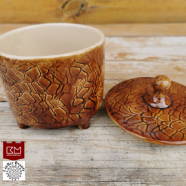 Keramikos dėžutė medaus