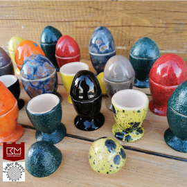 Linberžė kiaušinis pilkai sidabrinis (kiaušinio laikiklis)