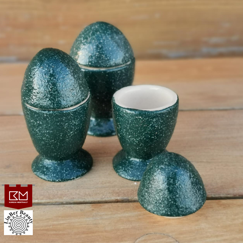 Linberžė kiaušinis žalias (kiaušinio laikiklis)