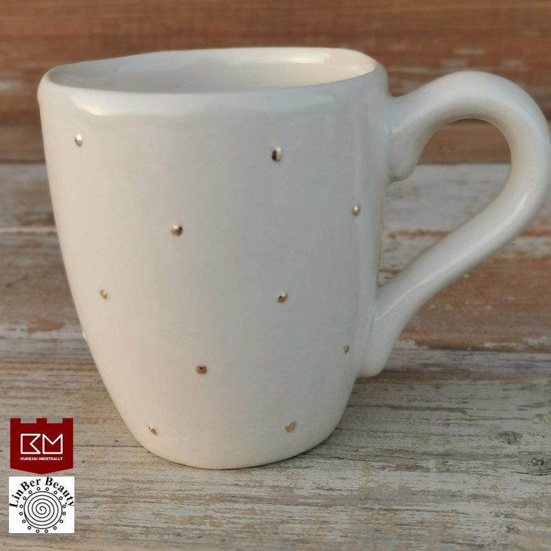 Keraminis puodelis „Karališkas“ Keraminis puodelis „Karališkas“