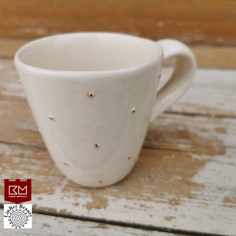 Keraminis puodelis „Karališkas“ mažas Keraminis puodelis „Karališkas“ mažas