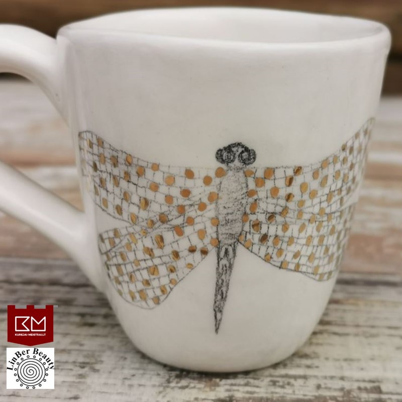 Keraminis puodelis „Laumžirgis“ mažas Keraminis puodelis „Laumžirgis“ mažas