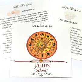 Sėkmės - apaugos apyrankė Jaučio ženklui. (Nemokamas siuntimas)